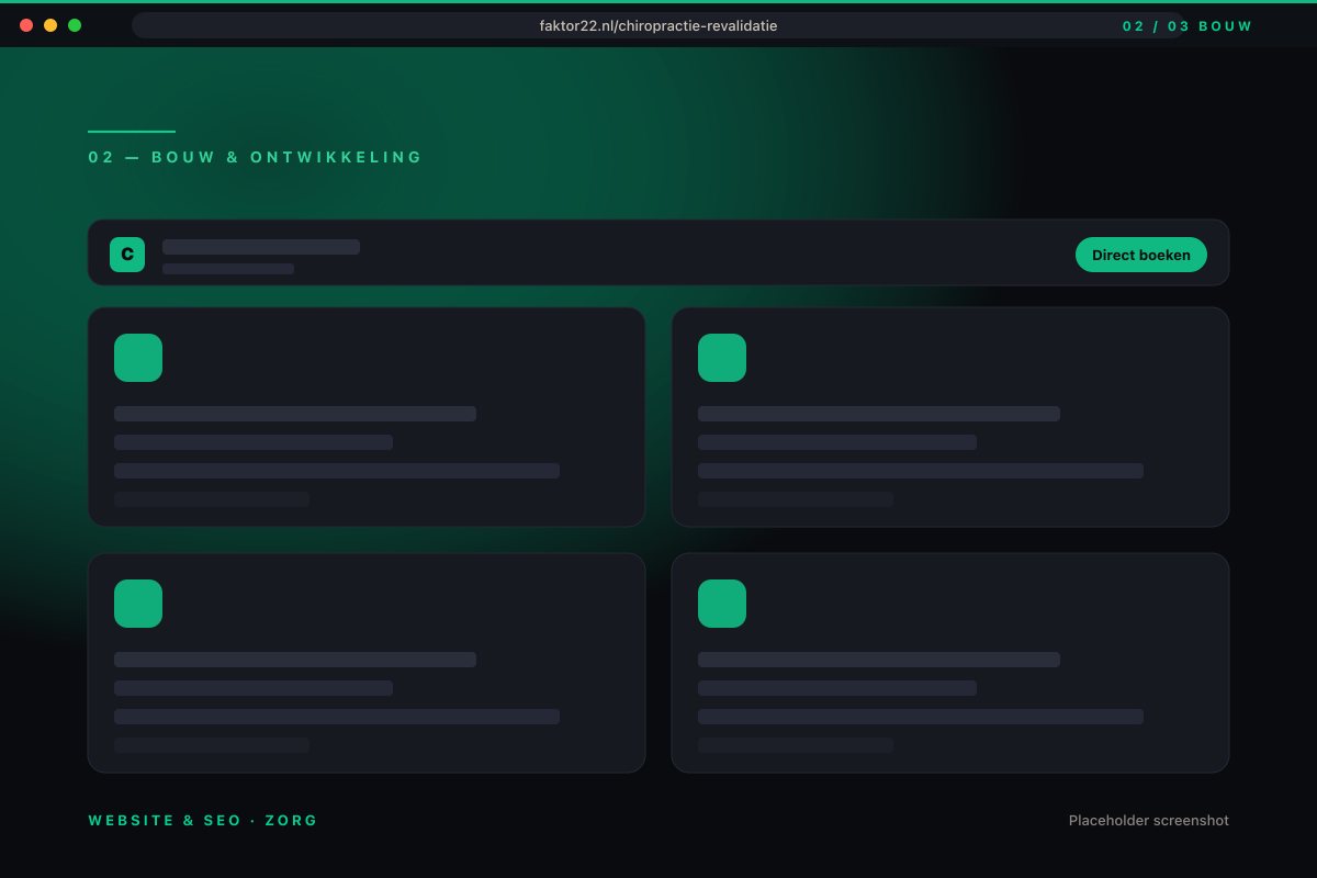 Responsive website met online booking