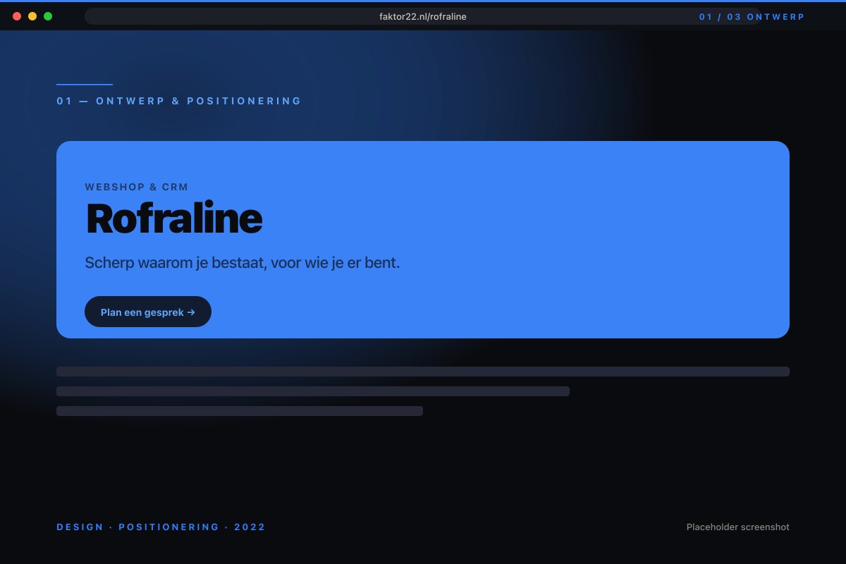 Positionering en huisstijl voor Rofraline